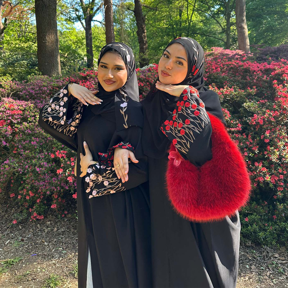 Uni Embroidery Dubai Abaya 202 - Summer Clothing Hijab ulasan dan harga
