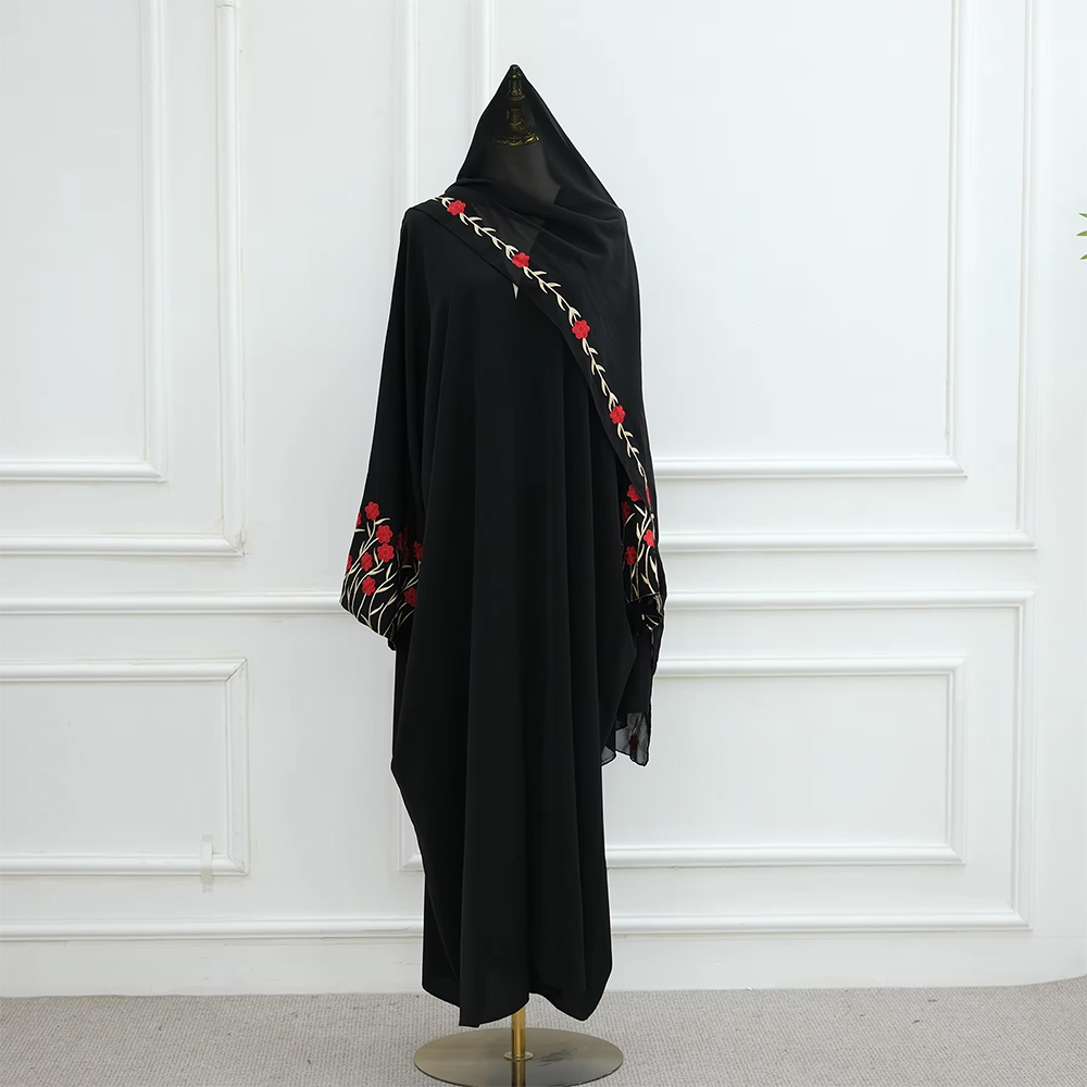 Uni Embroidery Dubai Abaya 202 - Summer Clothing Hijab ulasan dan harga