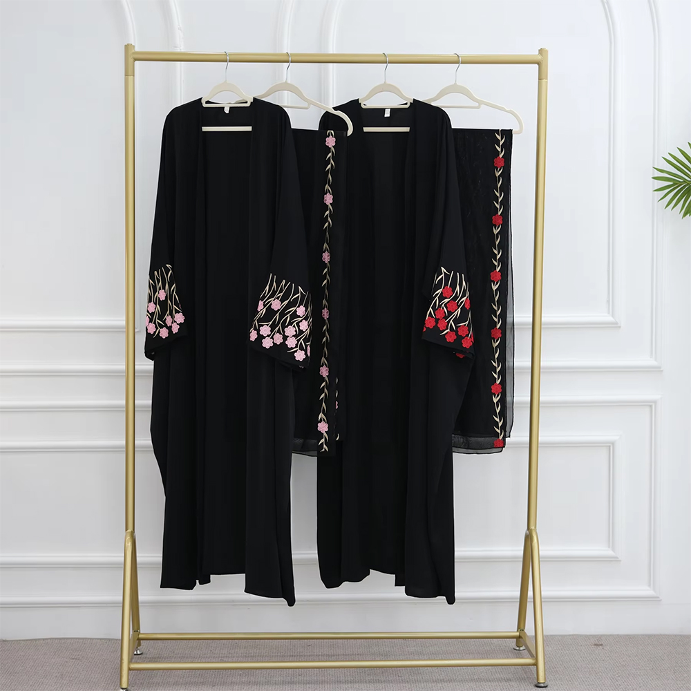 Uni Embroidery Dubai Abaya 202 - Summer Clothing Hijab ulasan dan harga