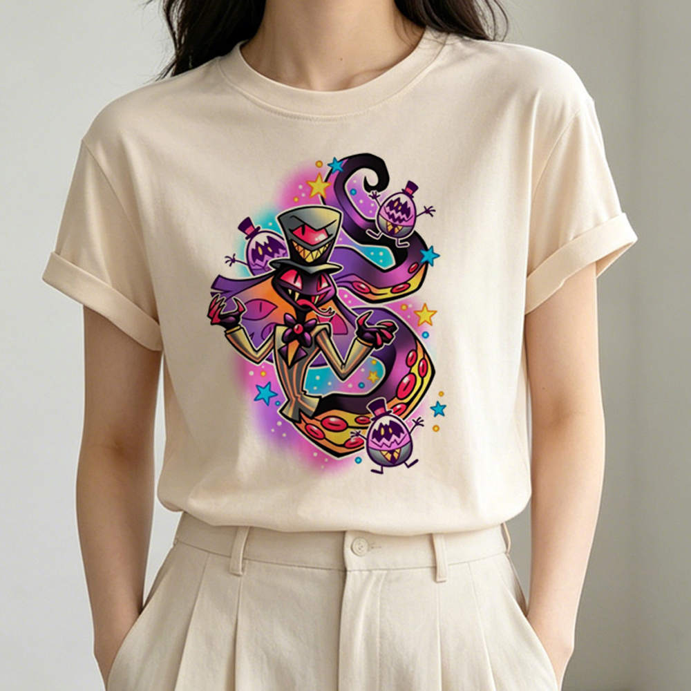 Hazbin Hotel tshirt teen manga - Summer Clothing Teens ulasan dan harga