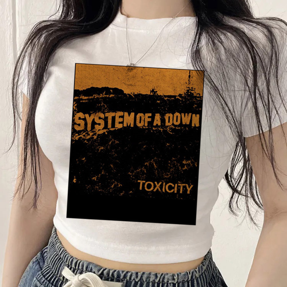 System of a Down crop top teen - Summer Clothing Teens ulasan dan harga