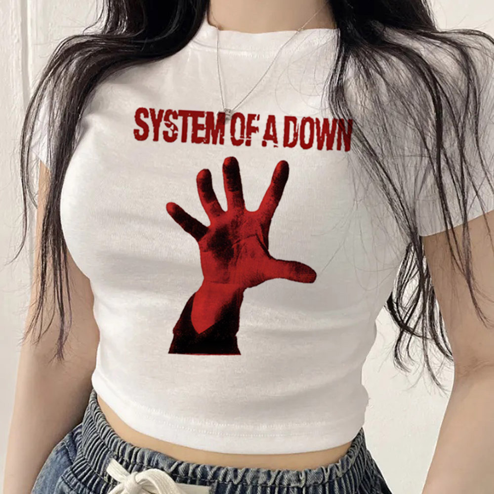System of a Down crop top teen - Summer Clothing Teens ulasan dan harga
