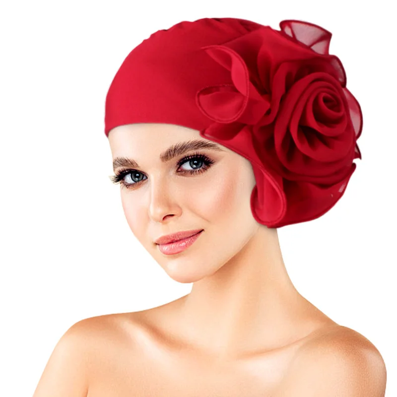 Fashion Women Big Flower Turba - Summer Clothing Hijab ulasan dan harga