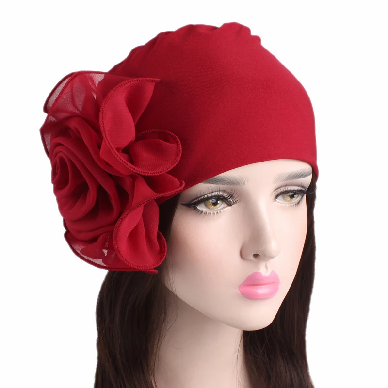 Fashion Women Big Flower Turba - Summer Clothing Hijab ulasan dan harga
