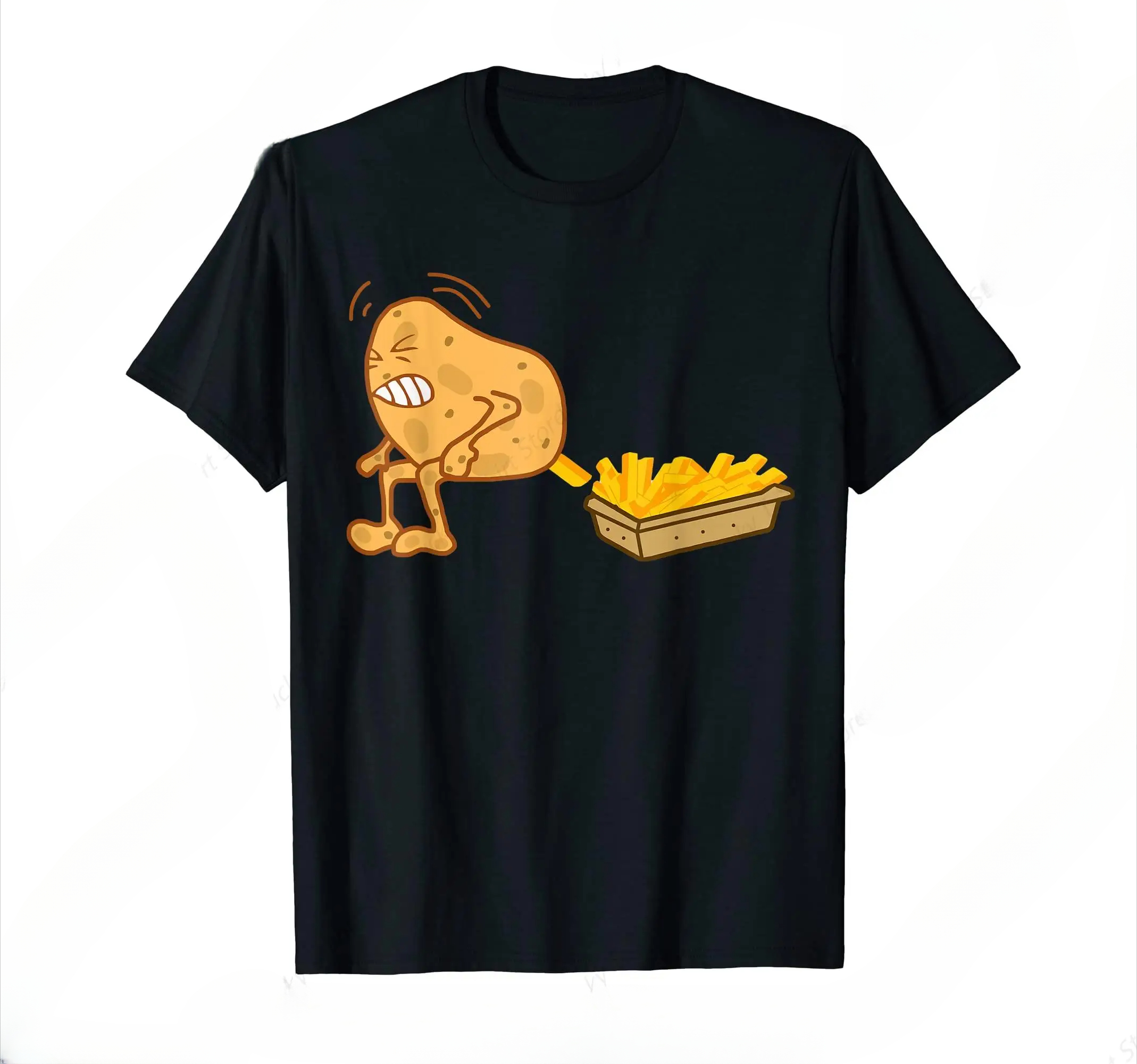 Funny French Fries Design for  - Summer Clothing In French ulasan dan harga