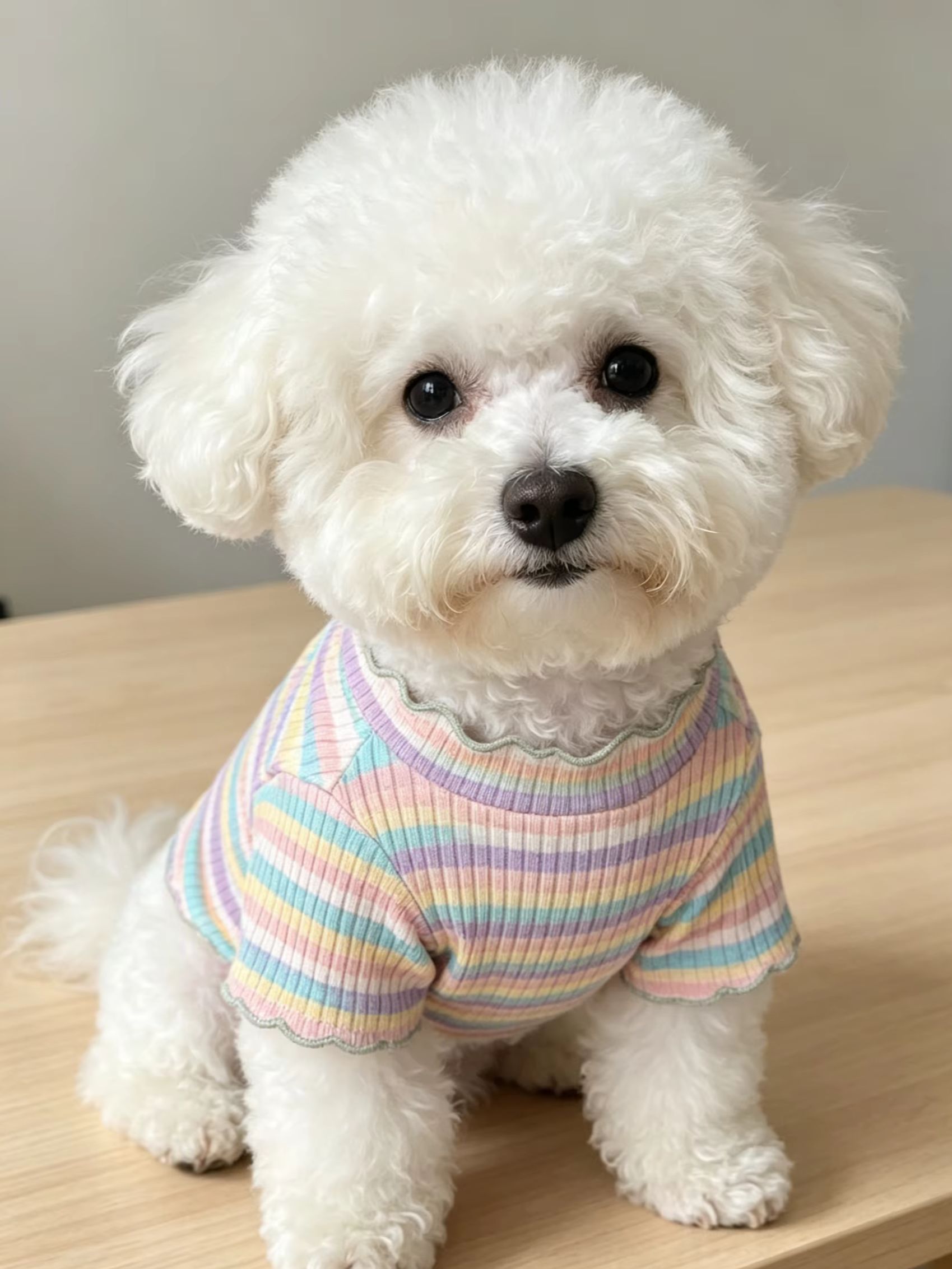 1PC Wide Elastic Stripes Pet D - Summer Dog Clothing ulasan dan harga
