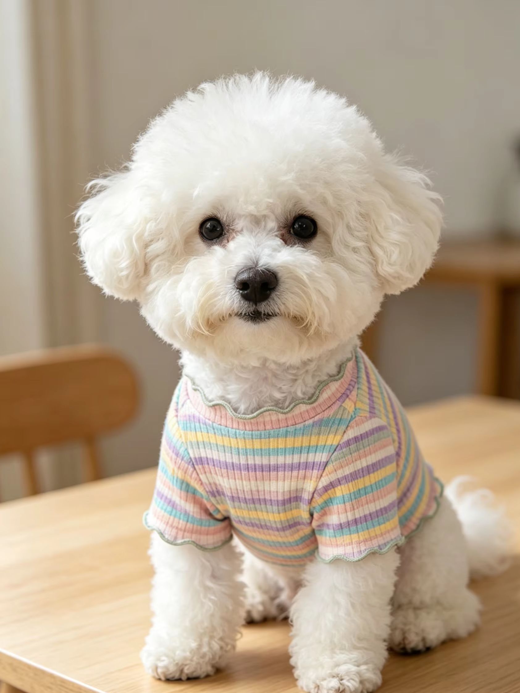 1PC Wide Elastic Stripes Pet D - Summer Dog Clothing ulasan dan harga