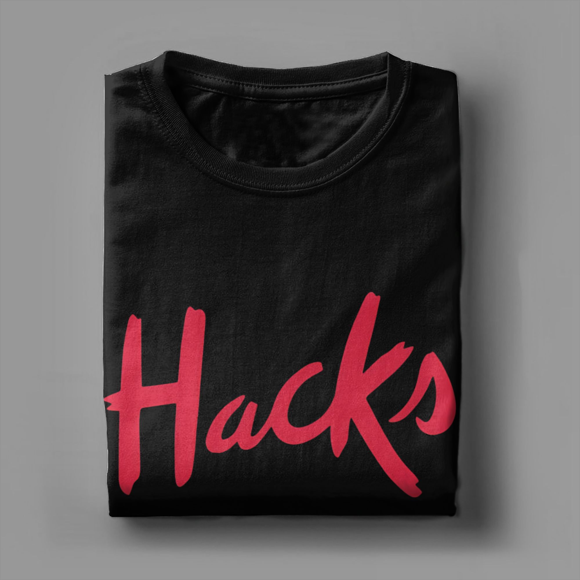 Hacks logo Cotton T Shirt For  - Summer Clothing Hacks ulasan dan harga