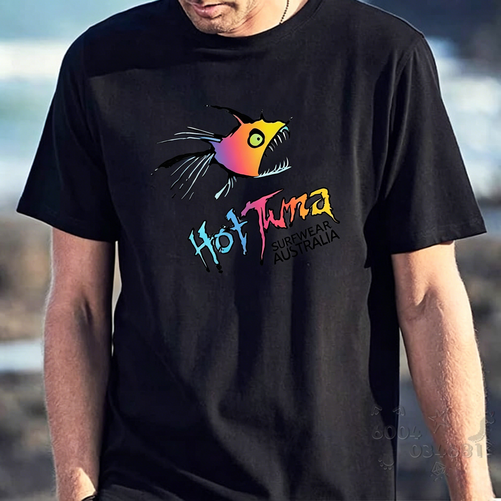 Men's round-neck cotton T-shir - Summer Clothing Label ulasan dan harga