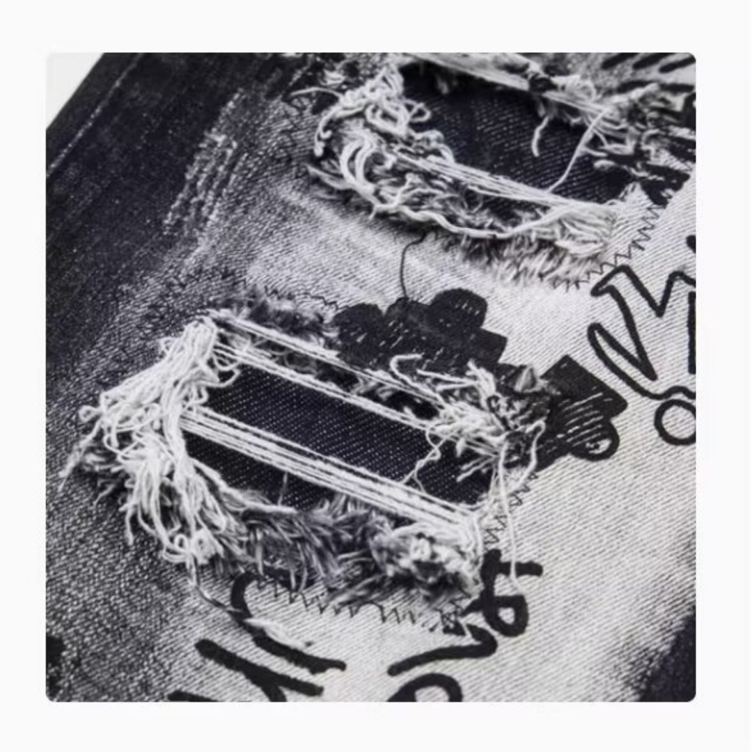 Shinny Jeans For Man Straight  - Vintage Summer Clothing Brand ulasan dan harga