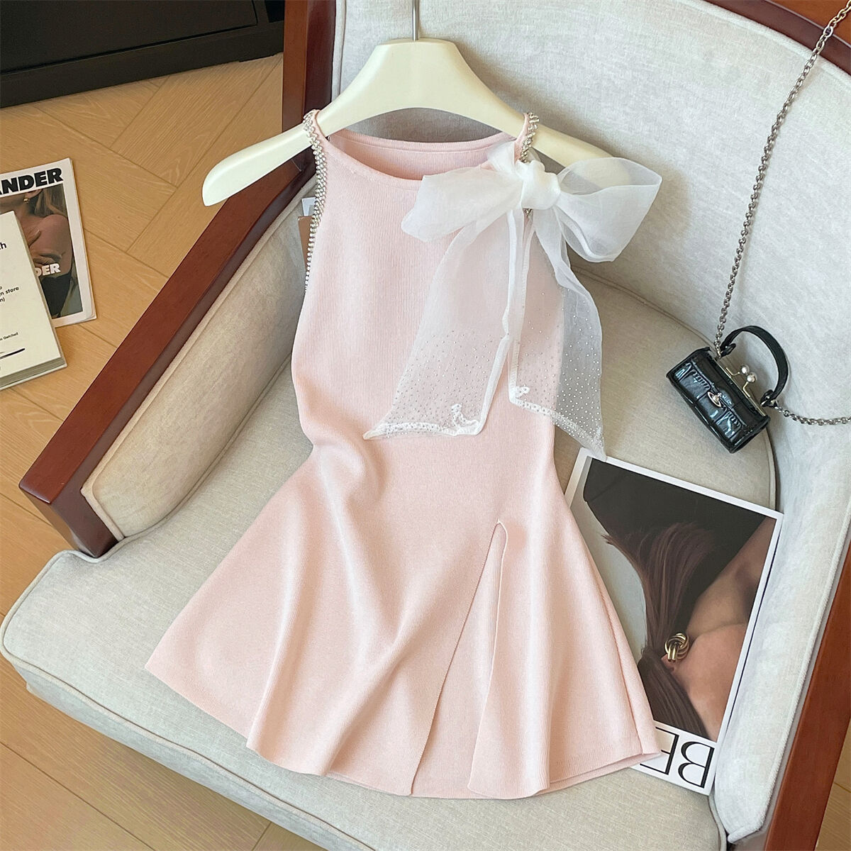 French Style Small Fragrance K - Summer Clothing Yarn ulasan dan harga