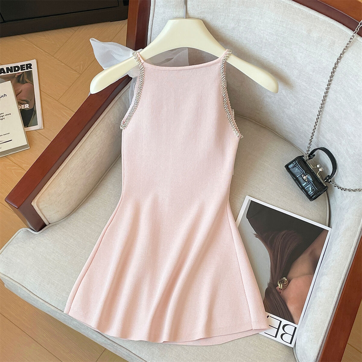 French Style Small Fragrance K - Summer Clothing Yarn ulasan dan harga