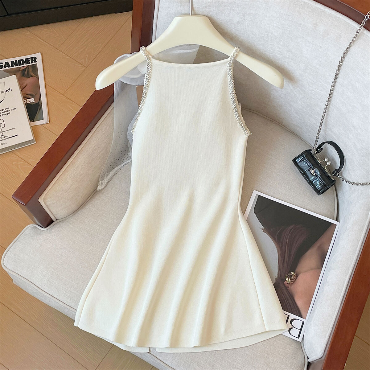 French Style Small Fragrance K - Summer Clothing Yarn ulasan dan harga