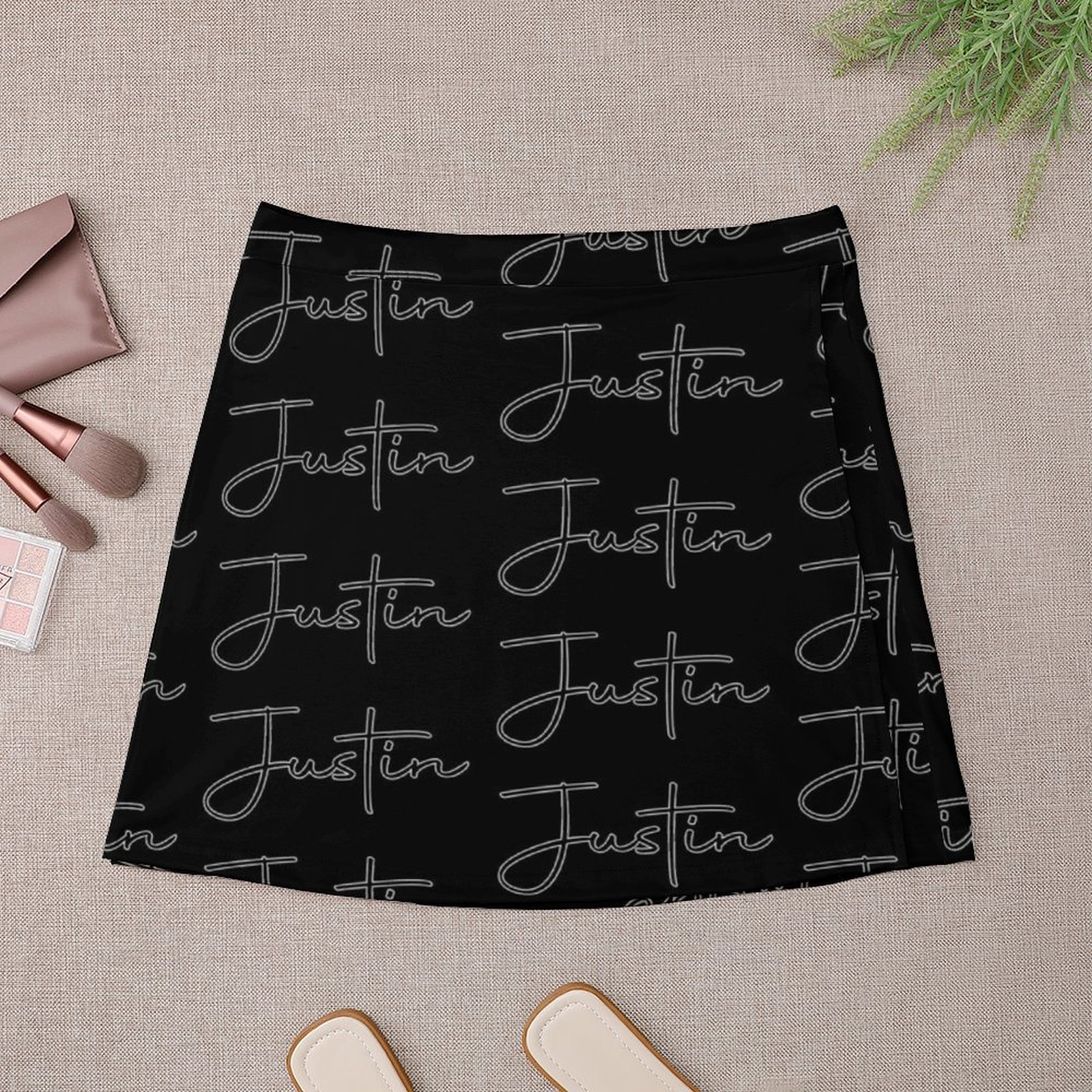 Justin Cursive Name Label (Bla - Summer Clothing Label ulasan dan harga