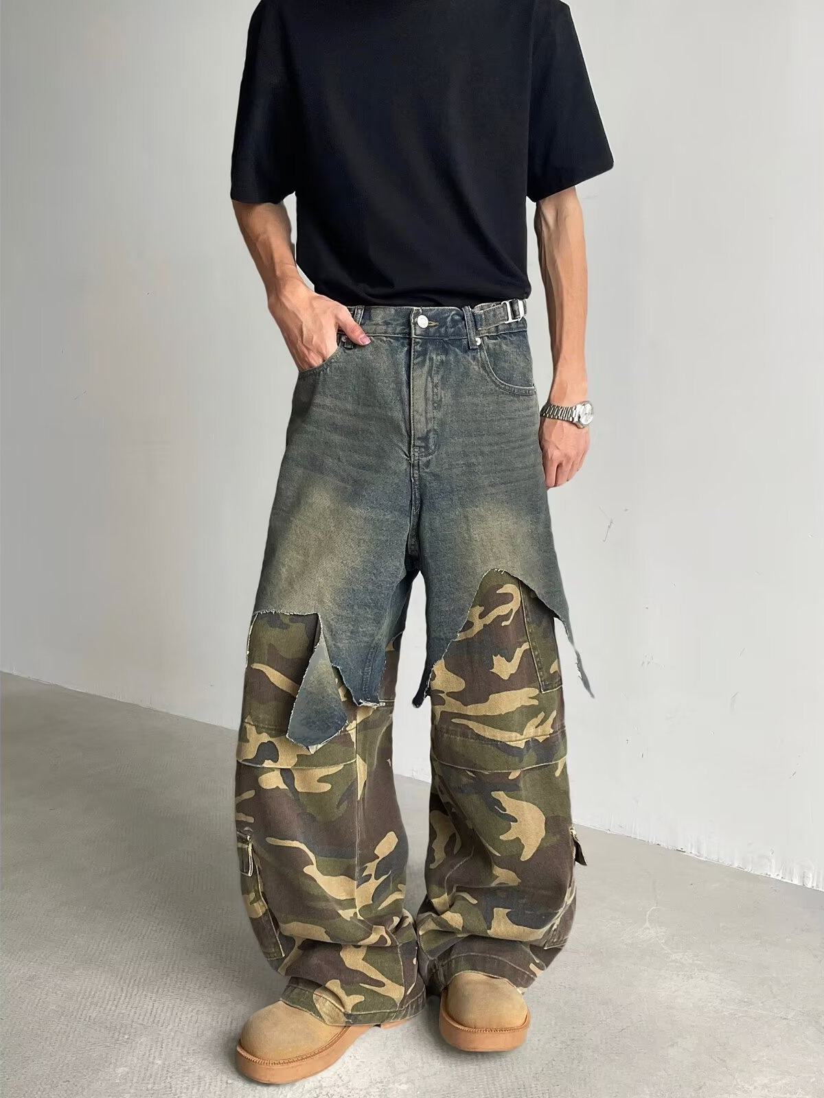 Wide Leg Loose Baggy Jeans For - Vintage Summer Clothing Brand ulasan dan harga
