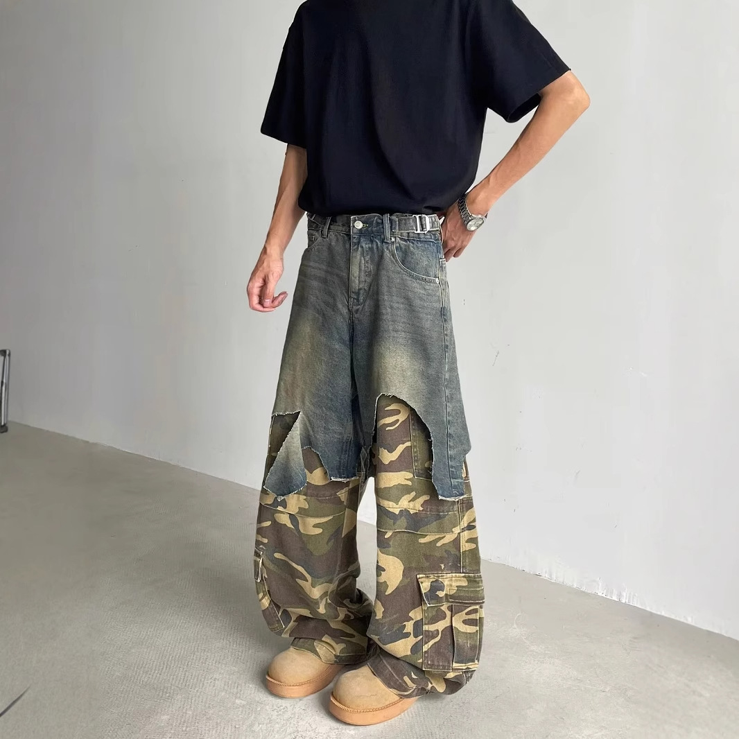 Wide Leg Loose Baggy Jeans For - Vintage Summer Clothing Brand ulasan dan harga
