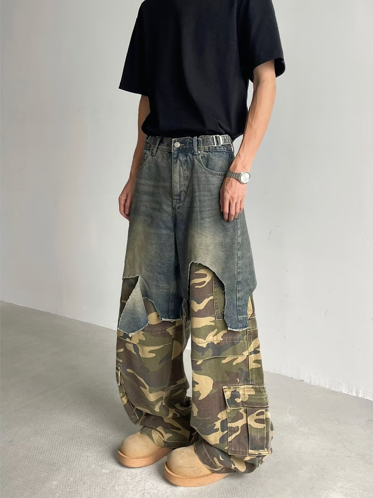 Wide Leg Loose Baggy Jeans For - Vintage Summer Clothing Brand ulasan dan harga