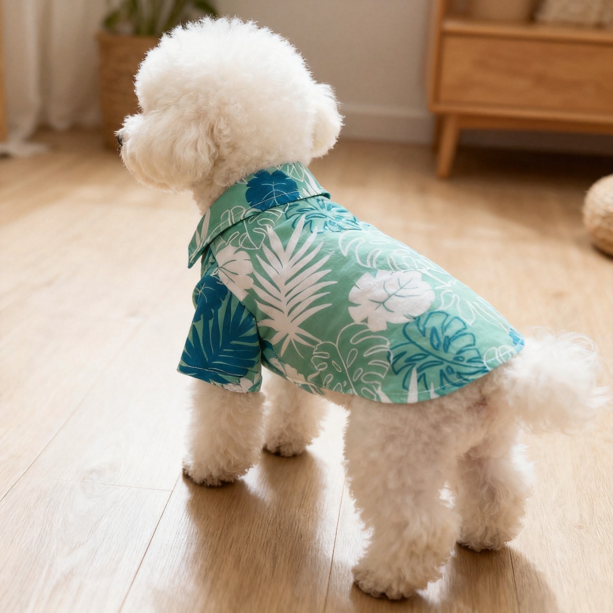 Cat Flower Shirt, Lightweight  - Summer Dog Clothing ulasan dan harga