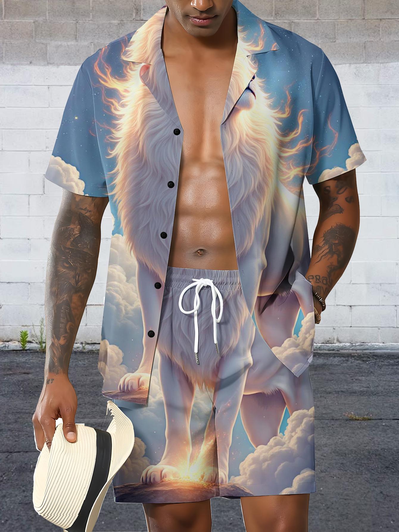 Men's Shirt Sets 2026 Spring/S - Summer Clothing Drip ulasan dan harga