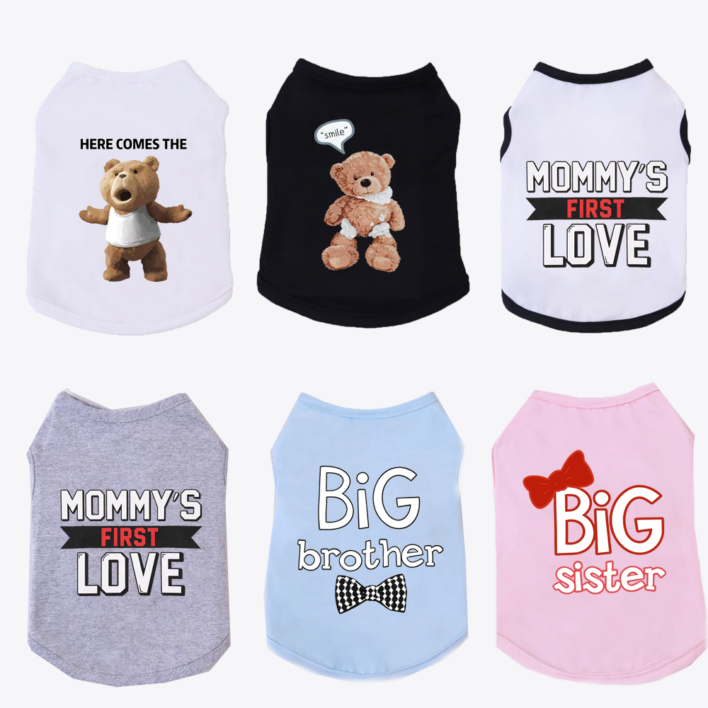 Pet Summer Vest Cute Cartoon P - Summer Dog Clothing ulasan dan harga