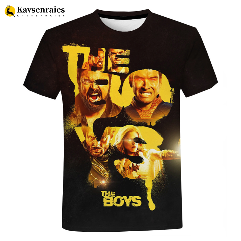 TV Series The Boys 3D T Shirt  - Summer Clothing Teens ulasan dan harga