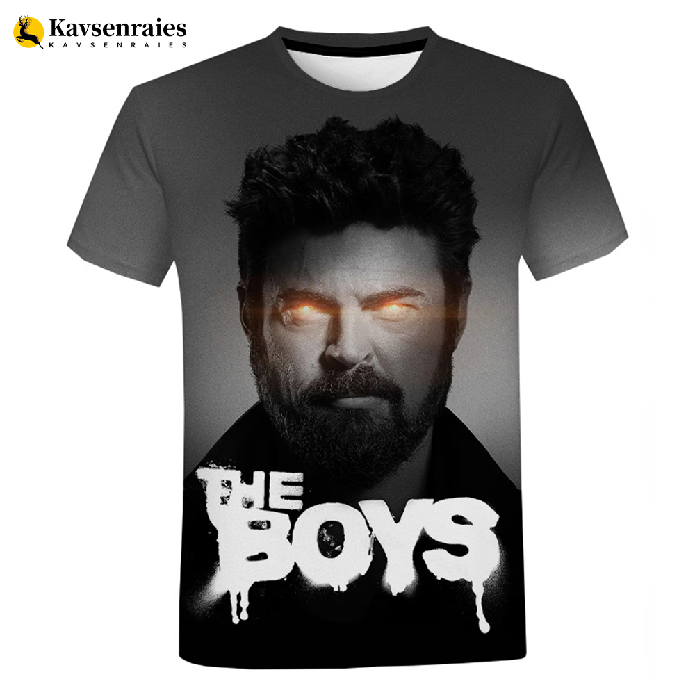 TV Series The Boys 3D T Shirt  - Summer Clothing Teens ulasan dan harga