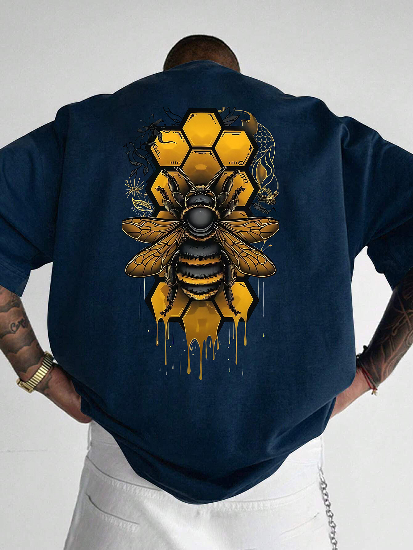 Honeycomb Bee with Dripping Ho - Summer Clothing Drip ulasan dan harga