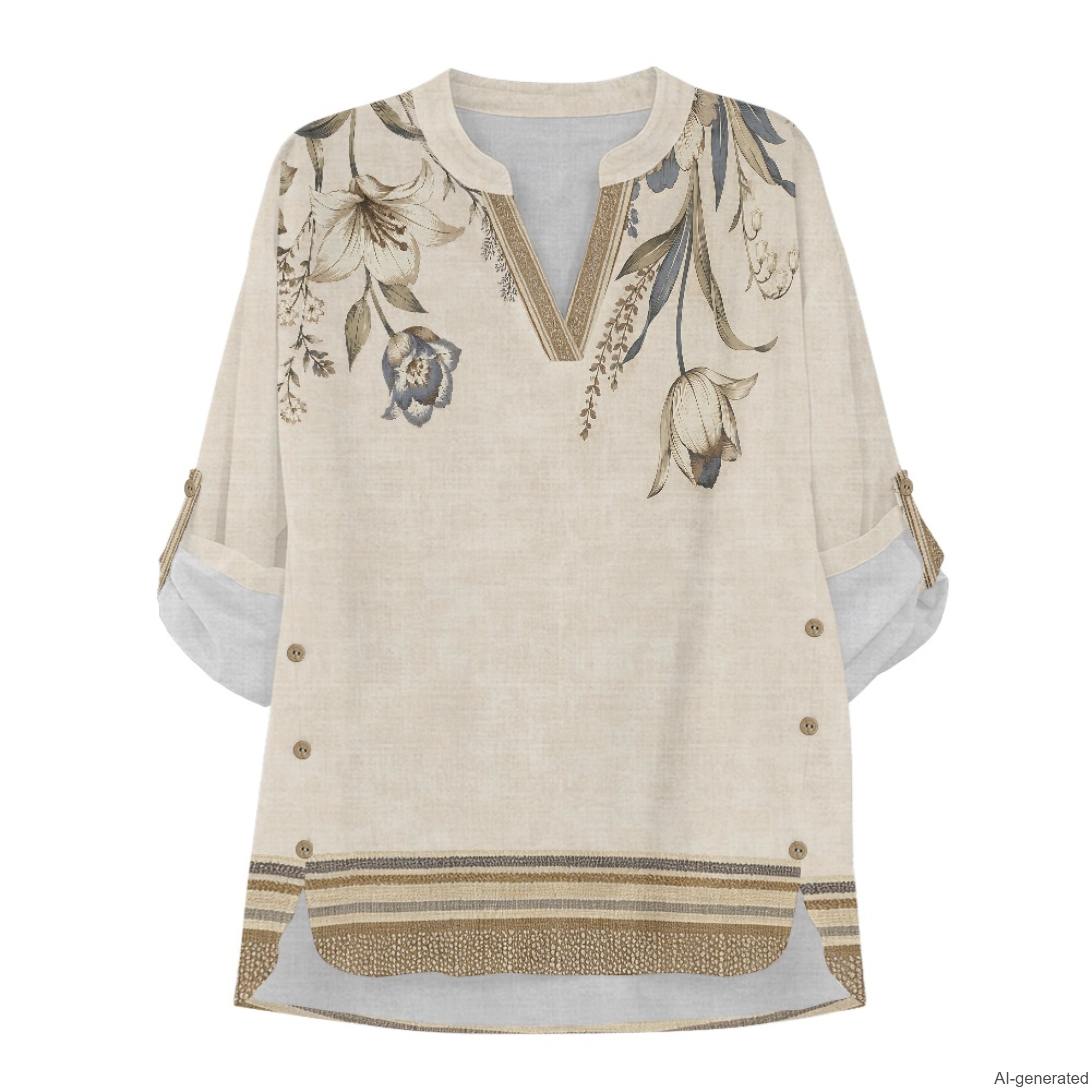 XIXIRIMIDO Women's Linen Blous - Vintage Summer Clothing Brand ulasan dan harga