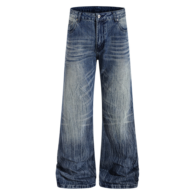 Washed Bootcut Jeans For Man S - Summer Clothing Drip ulasan dan harga