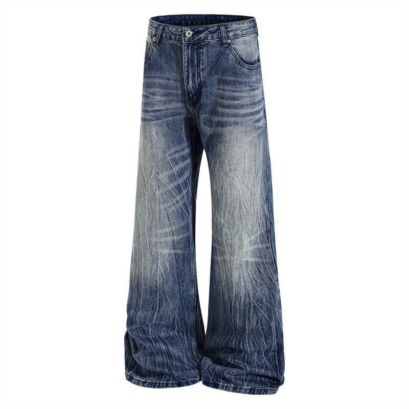 Washed Bootcut Jeans For Man S - Summer Clothing Drip ulasan dan harga