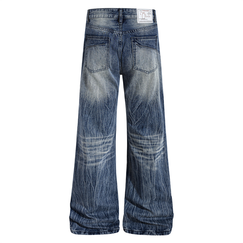 Washed Bootcut Jeans For Man S - Summer Clothing Drip ulasan dan harga