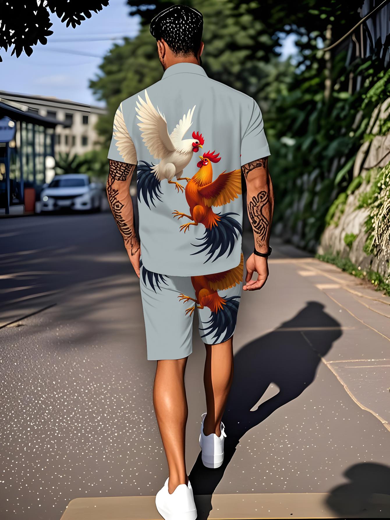 Men's Shirt Sets 2026 Spring/S - Summer Clothing Drip ulasan dan harga