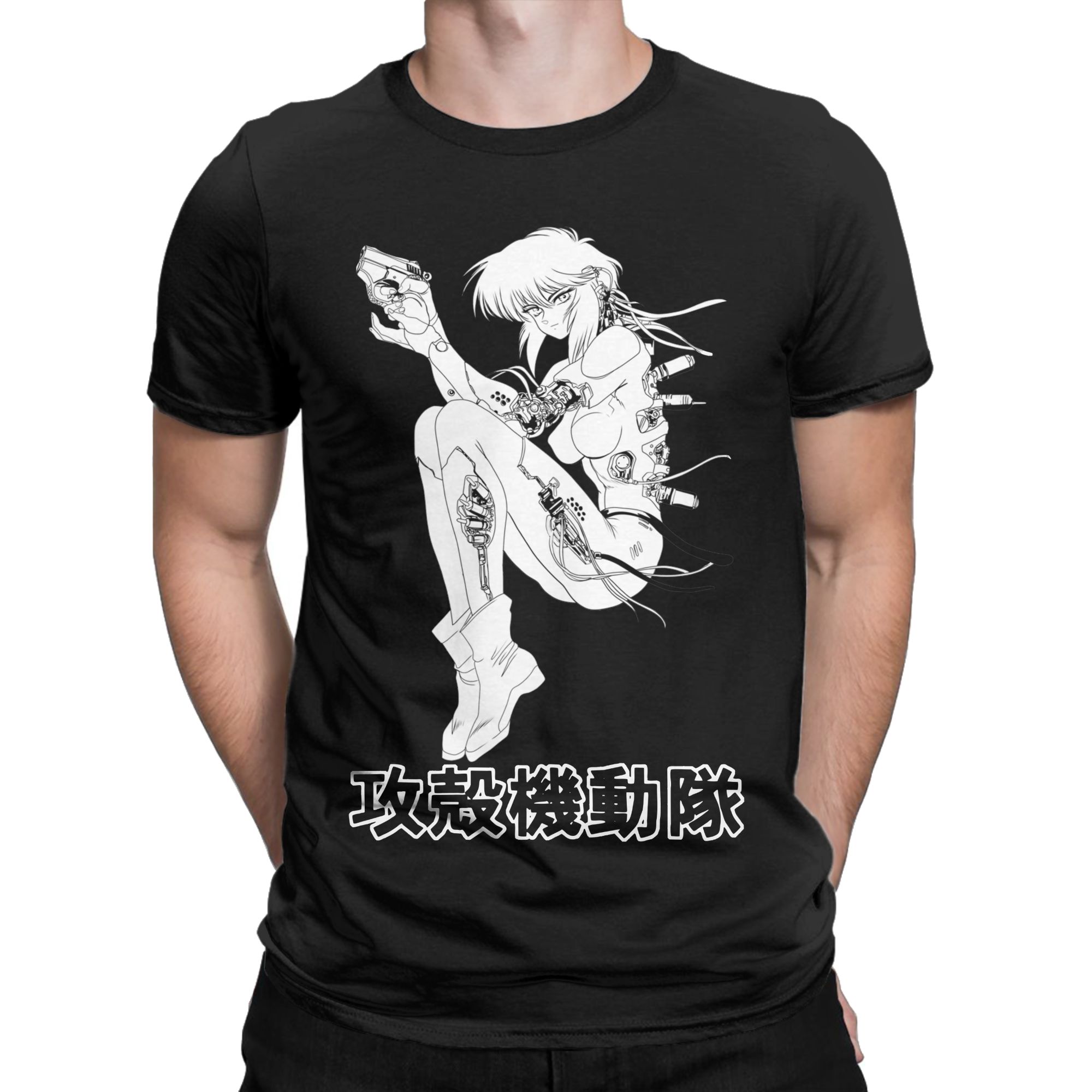 Motoko Ghost in the Shell T Sh - Summer Clothing Ideas ulasan dan harga