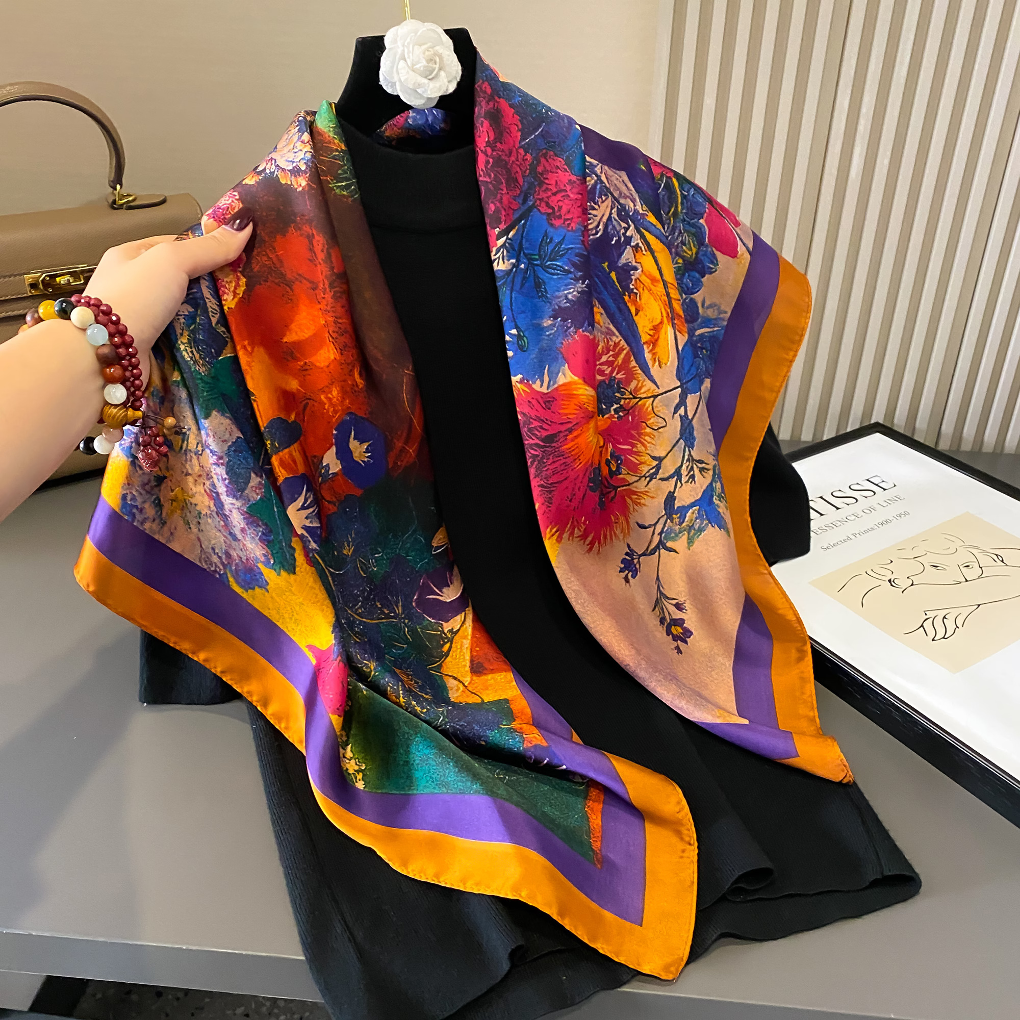 Latest Design Print Head Scarv - Summer Clothing Hijab ulasan dan harga