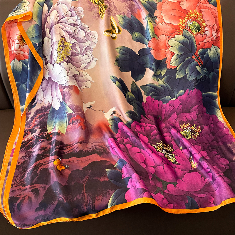 Fashion 180x90cm Satin Silk Sc - Summer Clothing Hijab ulasan dan harga