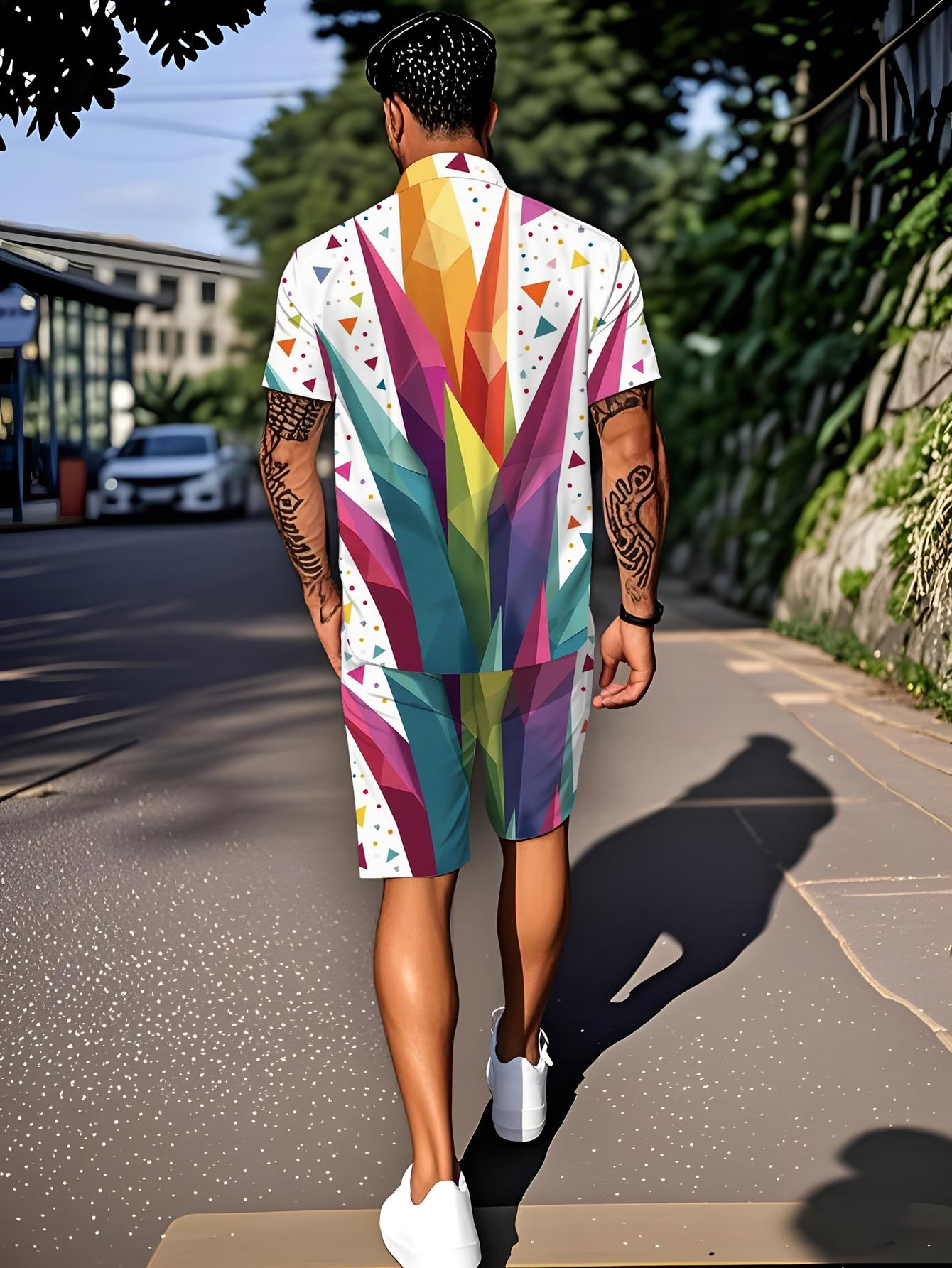 Men's Shirt Sets 2026 Spring/S - Summer Clothing Drip ulasan dan harga