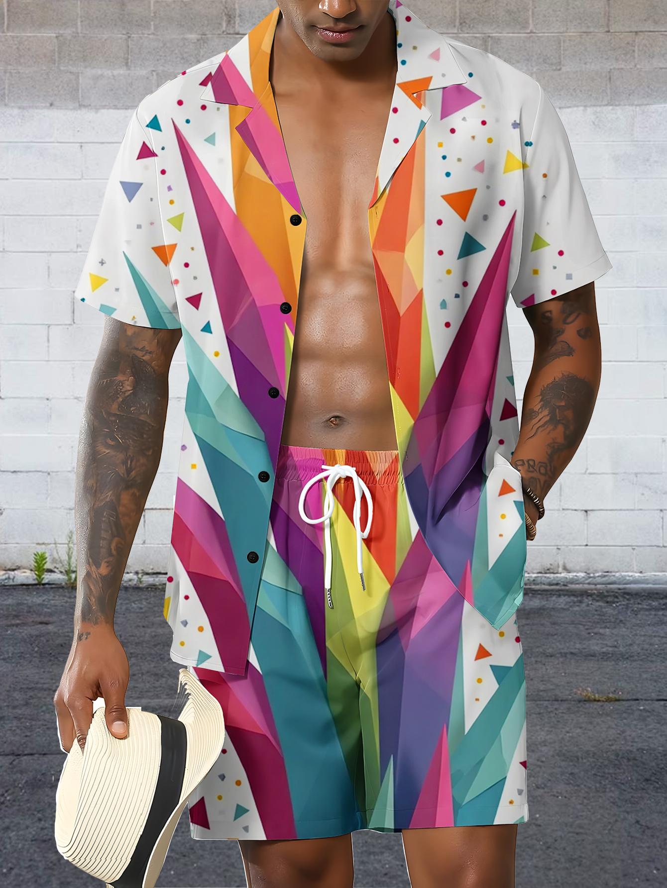 Men's Shirt Sets 2026 Spring/S - Summer Clothing Drip ulasan dan harga