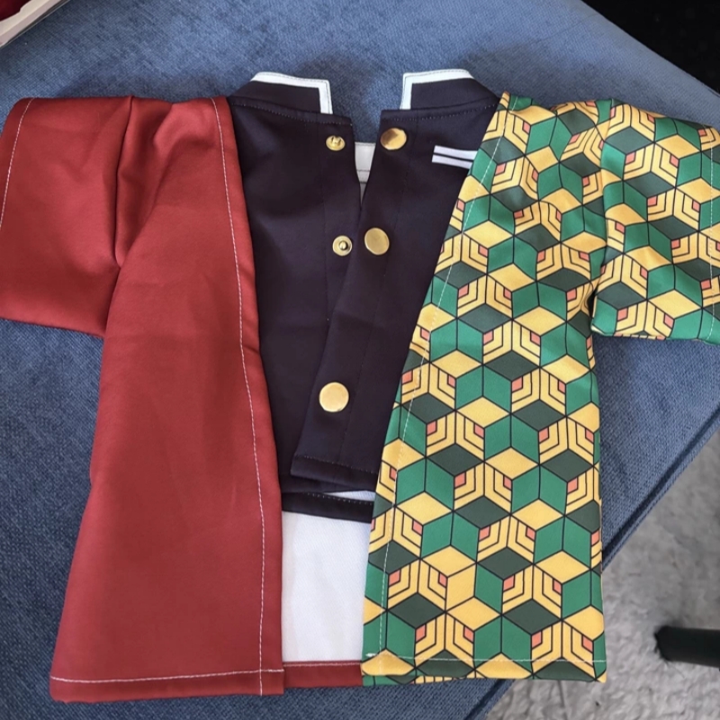 Demon Slayer Zenitsu Pet Cloth - Summer Dog Clothing ulasan dan harga