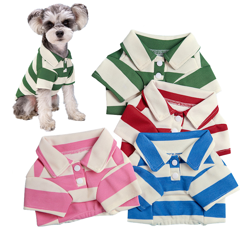 Pet Dog Polo Shirt Summer Dog  - Summer Dog Clothing ulasan dan harga