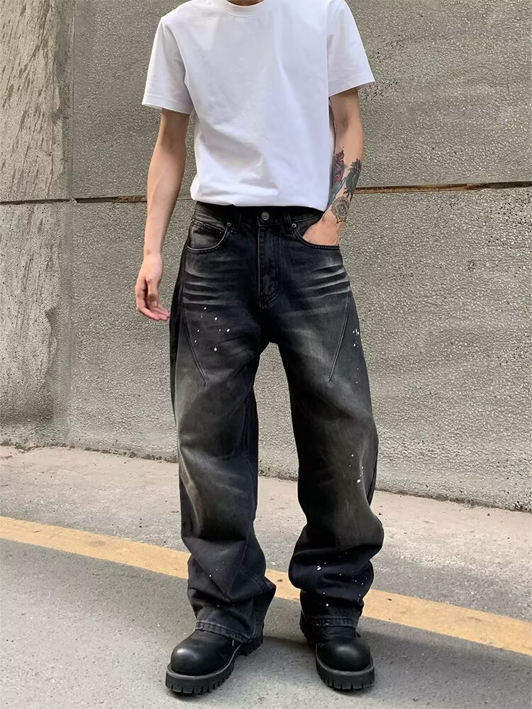 Bootcut Jeans For Man Straight - Summer Clothing Drip ulasan dan harga