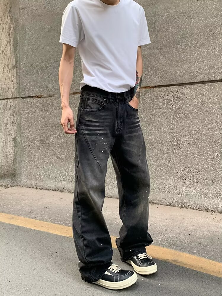 Bootcut Jeans For Man Straight - Summer Clothing Drip ulasan dan harga