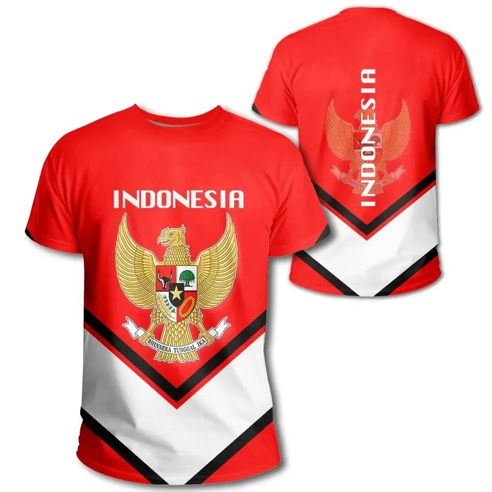 Indonesian Flag 3D Heraldic Pr - Summer Clothing Teens ulasan dan harga