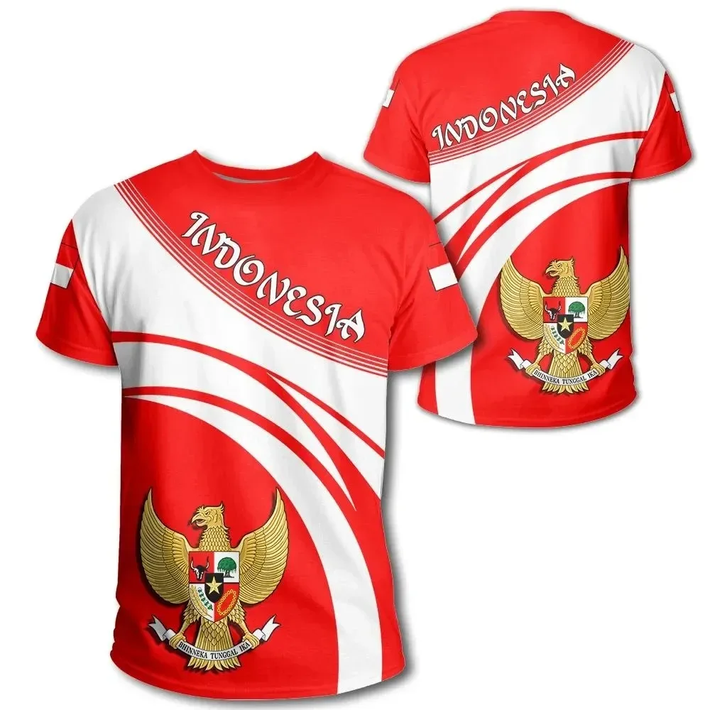 Indonesian Flag 3D Heraldic Pr - Summer Clothing Teens ulasan dan harga