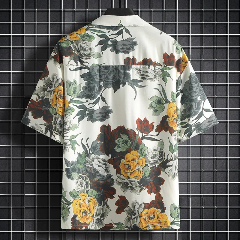 Printed Shirt Men's Short Slee - Summer Clothing Essentials Men ulasan dan harga