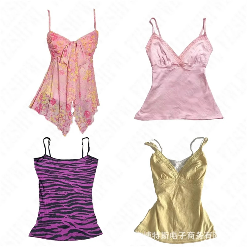 Women Slim Fit Cropped Camisol - Summer Clothing Teens ulasan dan harga