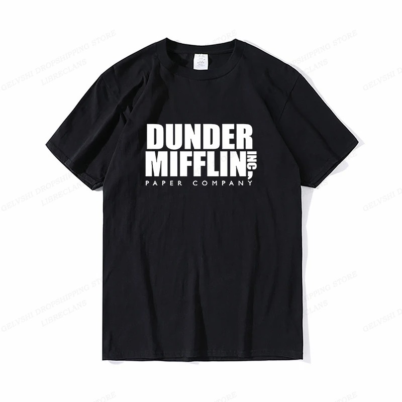 DUNDER MIFFLIN T Shirt Men Fas - Summer Clothing Teens ulasan dan harga