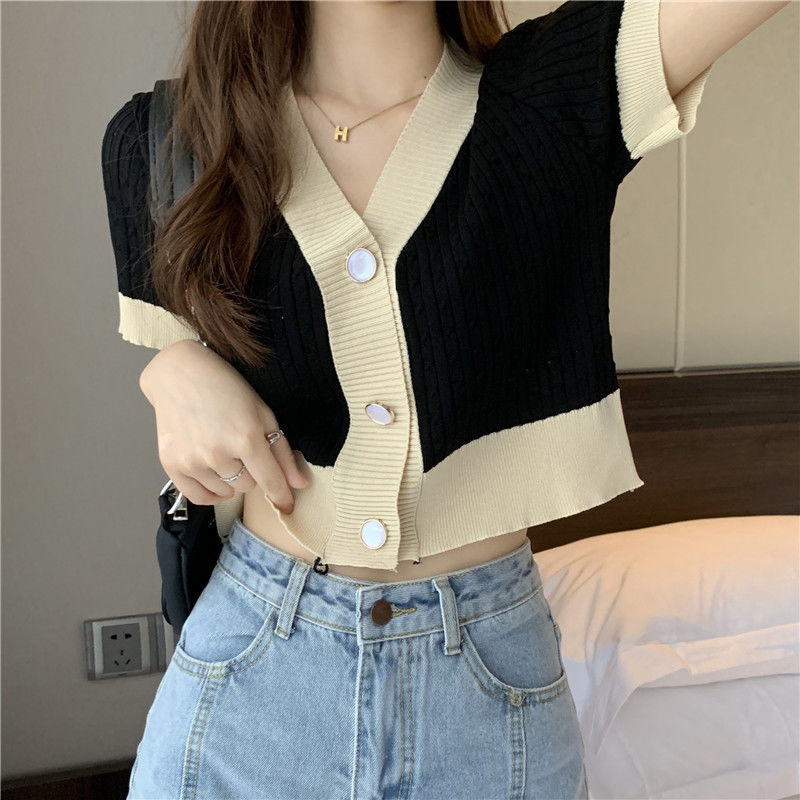 Women Button Up Short Sleeve K - Summer Clothing Teens ulasan dan harga