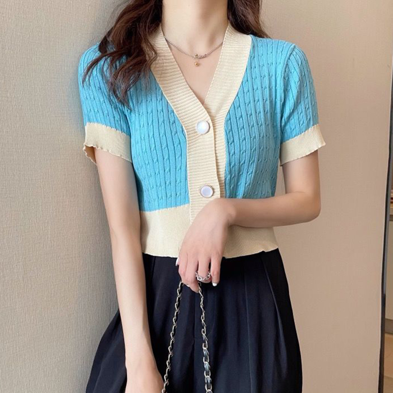 Women Button Up Short Sleeve K - Summer Clothing Teens ulasan dan harga