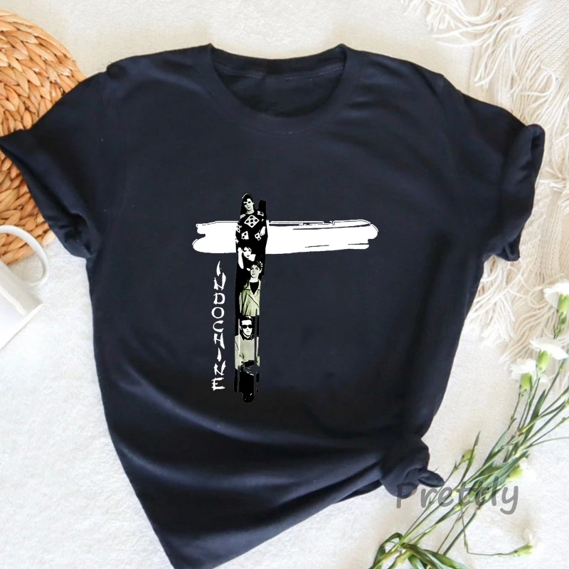 Indochine Pop Rock T-Shirt New - Summer Clothing In French ulasan dan harga