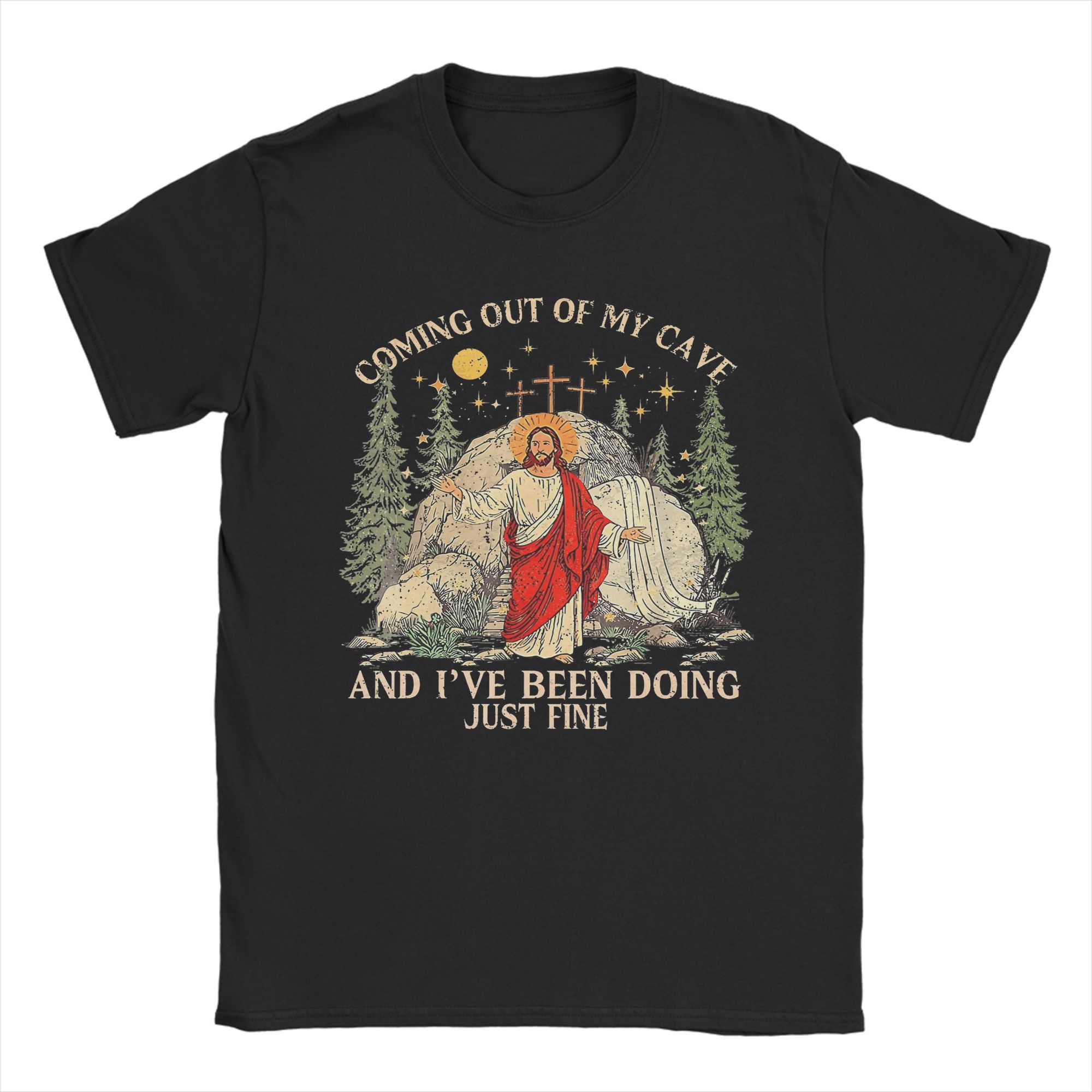 Jesus Coming Out Of My Cave T  - Summer Clothing Ideas ulasan dan harga